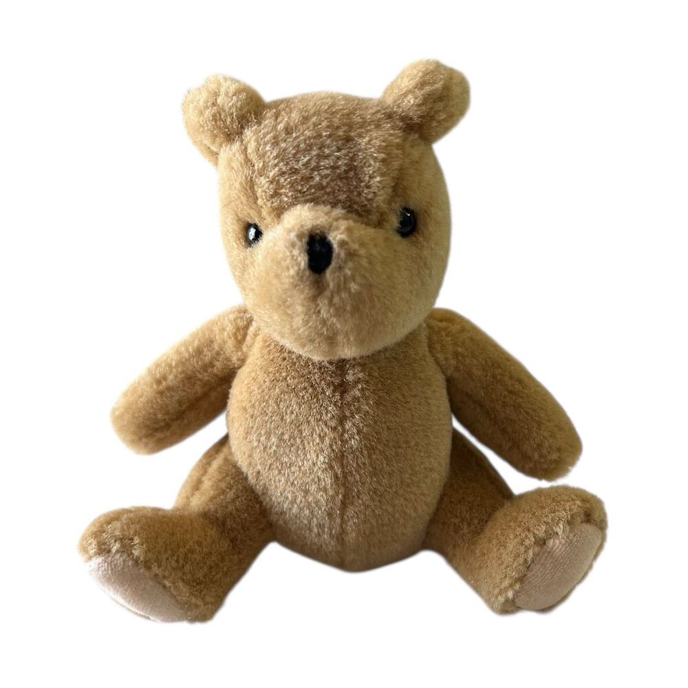VTG GUND Disney Classic Winnie the Pooh Brown Pooh Bear Toy Plush Stuffed Animal